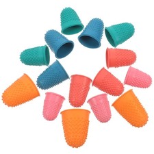 15pcs Rubber Fingers Tip Fingers Covers Finger Money Counting Collating Writing