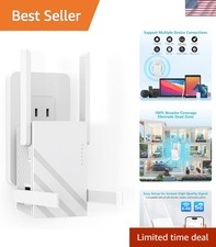 2025 1.2Gbps WiFi Extender Signal Booster, Up to 12880 sq. ft, Dual Band 5GHz...