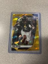 2025 Panini Draft Picks Kobe Hudson #136 Gold Ice