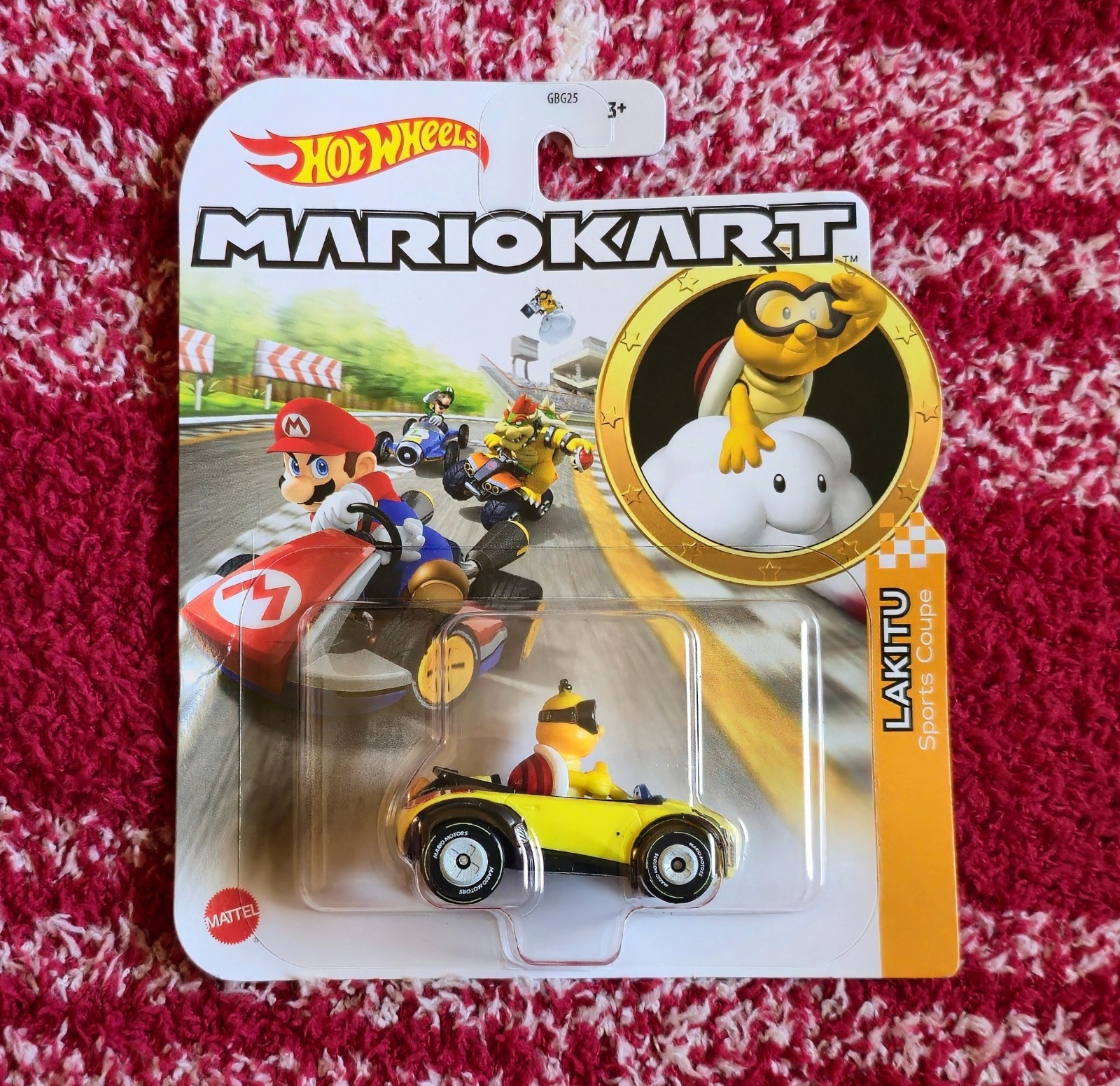 Hot Wheels Mario Kart Lakitu Sports Coupe Rare Collectible Toy Car