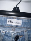 Zara Women’s Size 2 (34) Light Wash Mid Rise Cropped Flare Jeans — photo 3