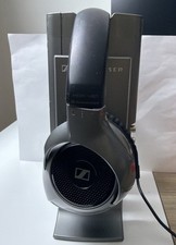 Sennheiser RS 180 Wireless Headphones Gray/Black Over Ear Untested