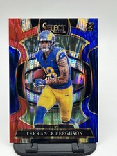 2025 Panini Select Terrance Ferguson #20 Rams Rookie Prizm Concourse NFL Insert