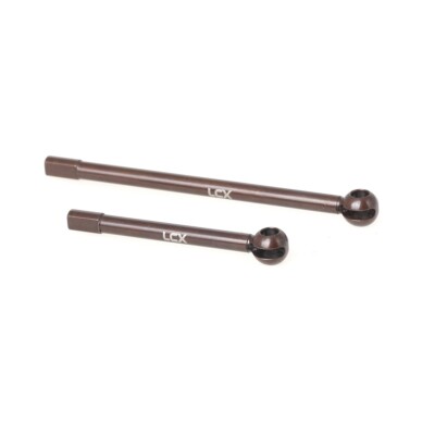 LCX 1/10 RC Crawler Hard Steel Front Axle Shaft Set Upgrades Parts for TRX4 TRX6