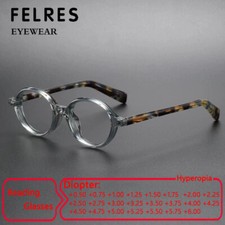 Unisex Retro Oval Reading Glasses Anti Blue Light Fashion Presbyopic Glasses New