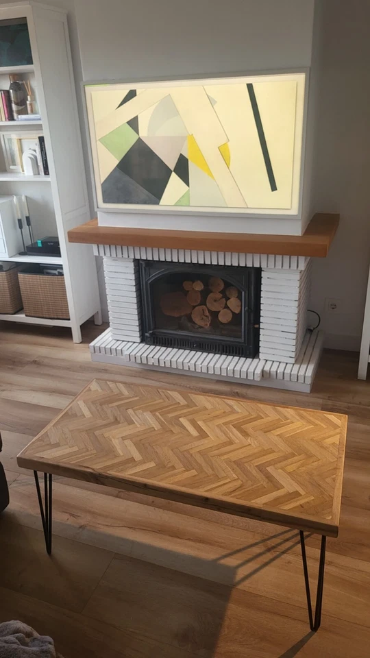 Mesa De Centro en Espiga De Roble - Imagen 4 de 4