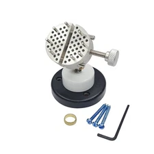 Universal Work Holder Peg Clamp on Base Jewelers Engravers Revolving Bench Tool