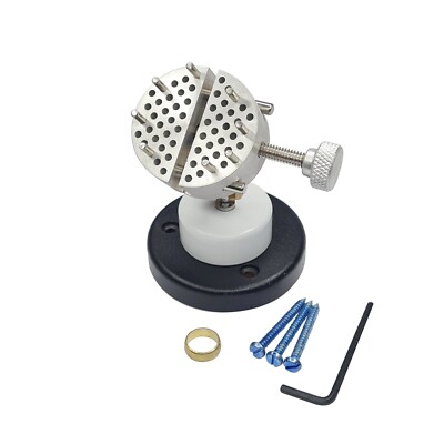 Universal Work Holder Peg Clamp on Base Jewelers Engravers Revolving Bench Tool