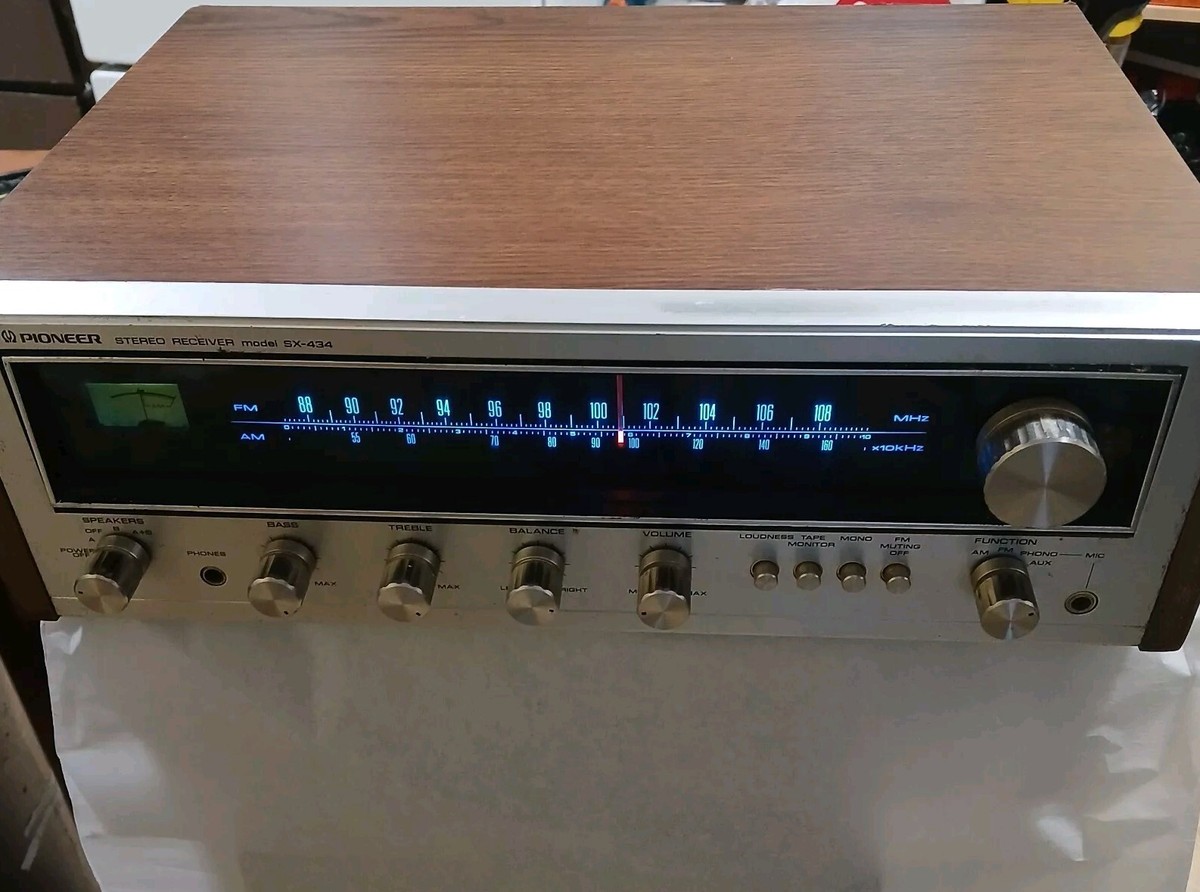 Pioneer Sx-434 Stereo Receiver Amp Worx Gr8 Audiophile