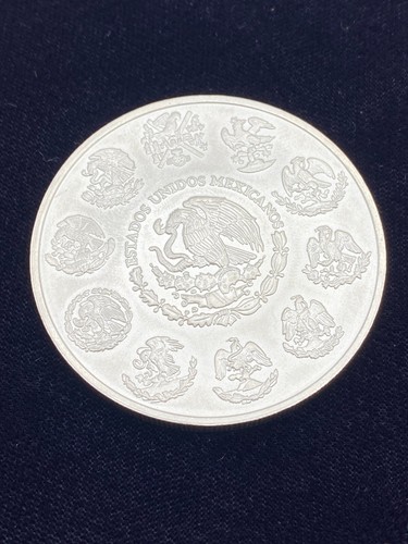 2014 Mexico 2 oz .999 Silver 2 Onzas Libertad Medal Coin Brilliant Uncirculated - Picture 2 of 2