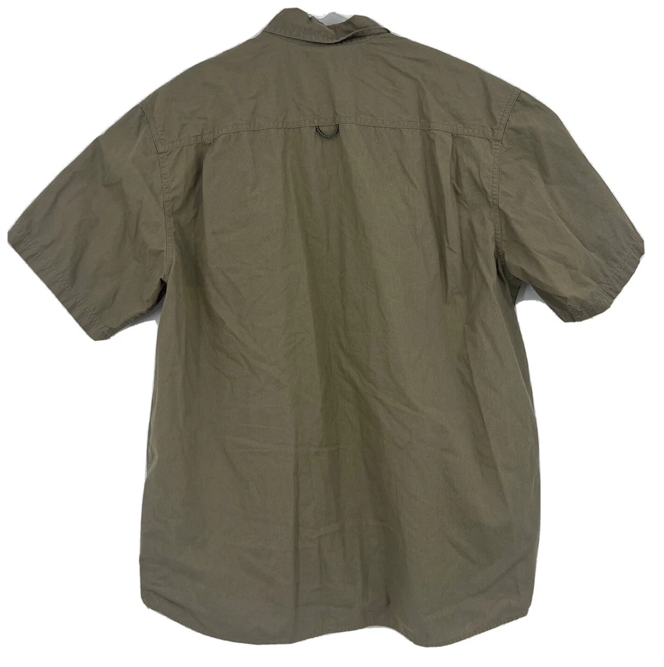 Columbia Mens Short Sleeve Green Button Up Shirt Size Large - Image 4 of 4