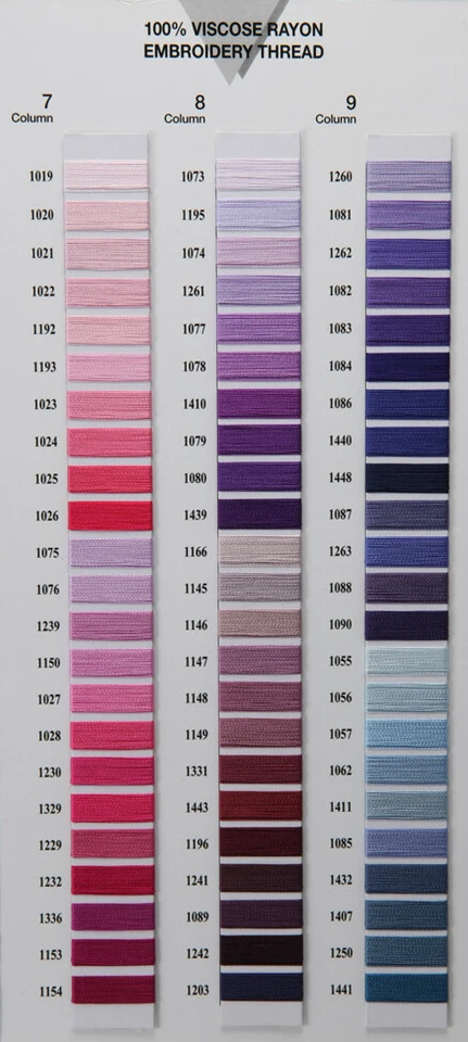 Marathon Embroidery Machine Thread Rayon 1000m 235 Colours Brother and Janome    - Image 4 of 4