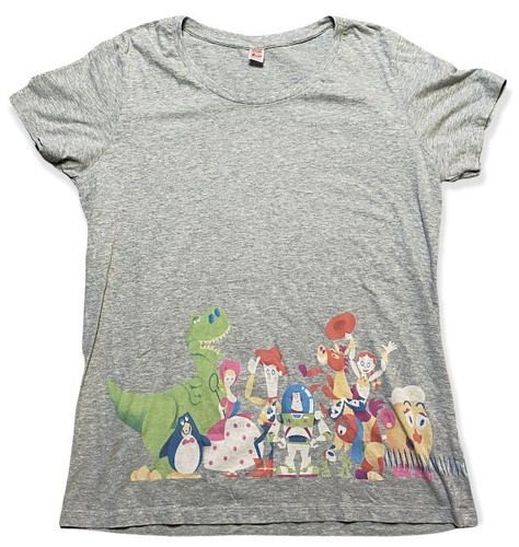 Uniqlo Toy Story 3 Shirt Womens Large Gray Disney Pixar Tee Ebay Uniqlo Toy Story 3 Shirt Womens Large Gray Disney Pixar Tee Ebay