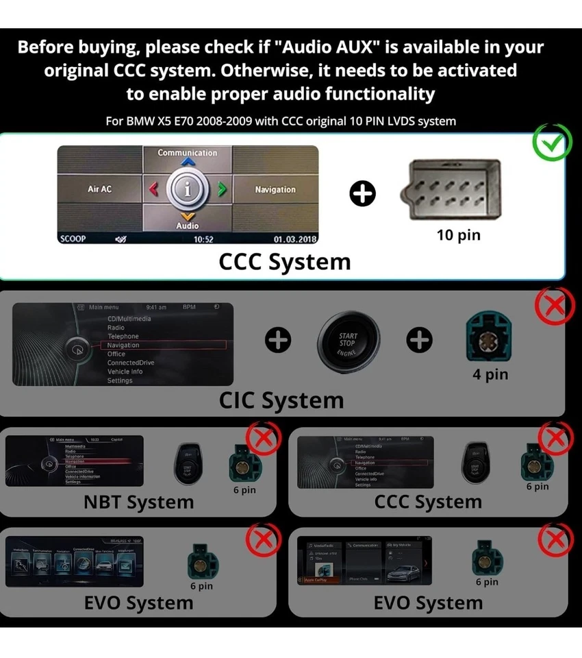 For BMW 5 Series NBT 12.3" Android/CarPlay Stereo ChatGPT AI 4G LTE Radio READ - Image 4 of 4