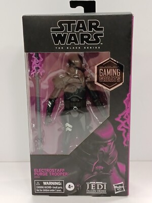 Star Wars The Black Series Gaming Greats - Purge Trooper Con Bastone Energetico, 15 Cm, Esclusiva GameStop - 3