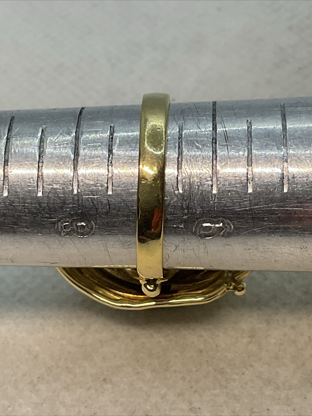 IMPRESSIVE MASSIVE Solid 18K (750) Yellow Gold Am… - image 13