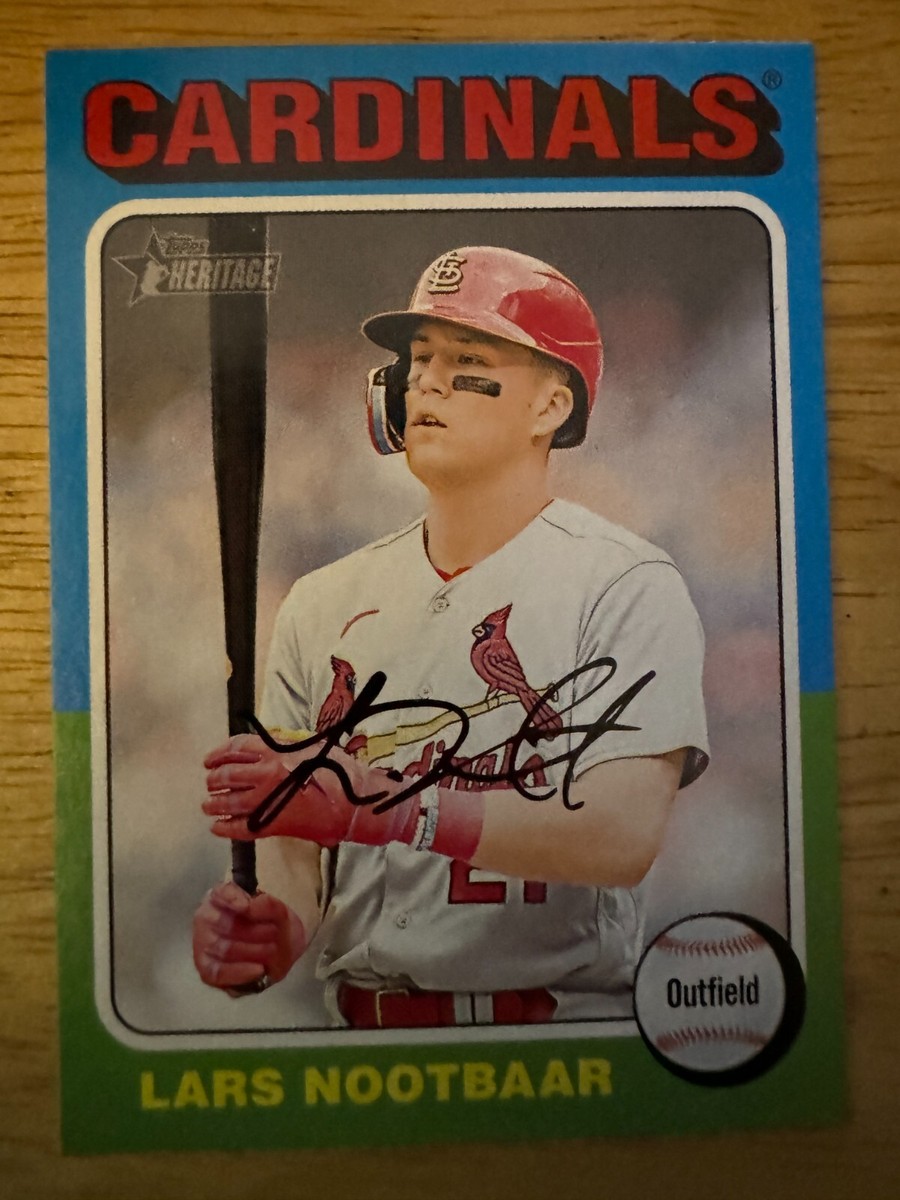その他 Topps Lars Nootbaar Green WBC Auto topps wbc Lars Nootbaar auto ヌートバー サイン