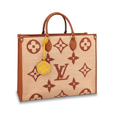 Louis Vuitton Raffia Onthego GM Tote Bag M57644 Shoulder Louis Vuitton Raffia Onthego GM Tote Bag M57644 Shoulder