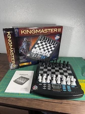 Excalibur King Master III Electronic Chess And Checkers Set Board Game Learning