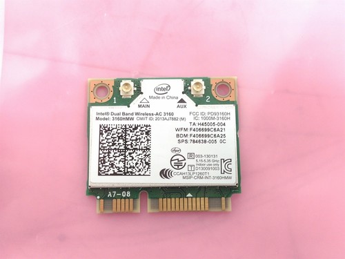 Lot of 10 Intel 3160HMW Dual Band Wireless-AC 3160 WiFi Card - Picture 3 of 6