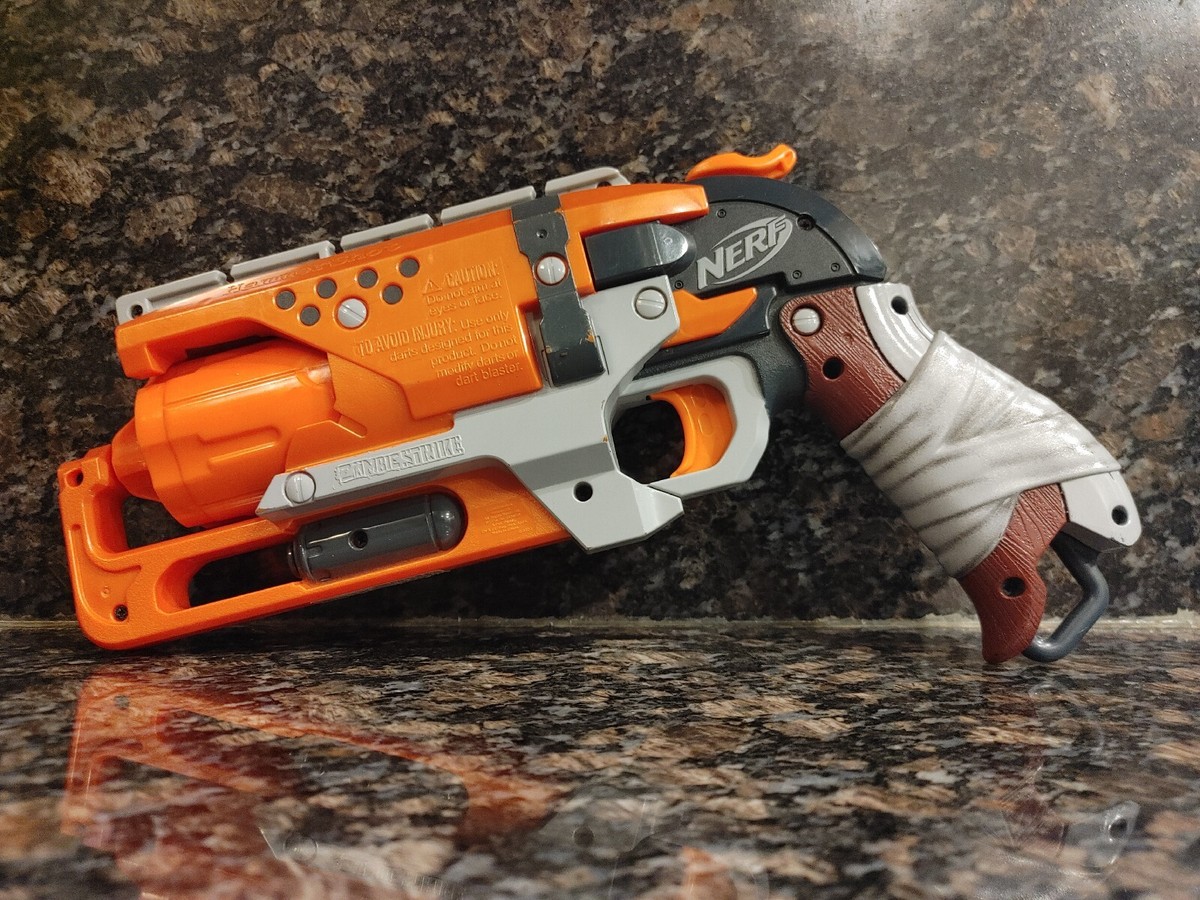 Nerf A4325 Zombie Strike Hammershot Blaster 885224235205| eBay