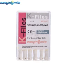 Endodontic Hand Files Dental Endo Root canal K Files Stainless Steel 9 Size 25MM