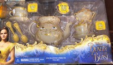 NEW Disney Beauty and the Beast Enchanted Objects Tea Set