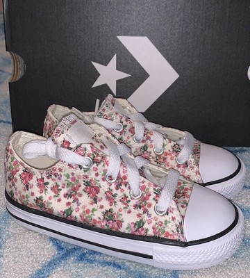 floral converse infant