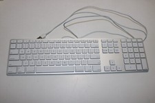 Genuine Apple A1243 Wired Mac Standard USB Keyboard w/ Numeric Keypad White