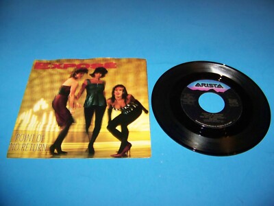 Expose ''Point Of No Return'' 45 RPM Record & Picture Sleeve 1987