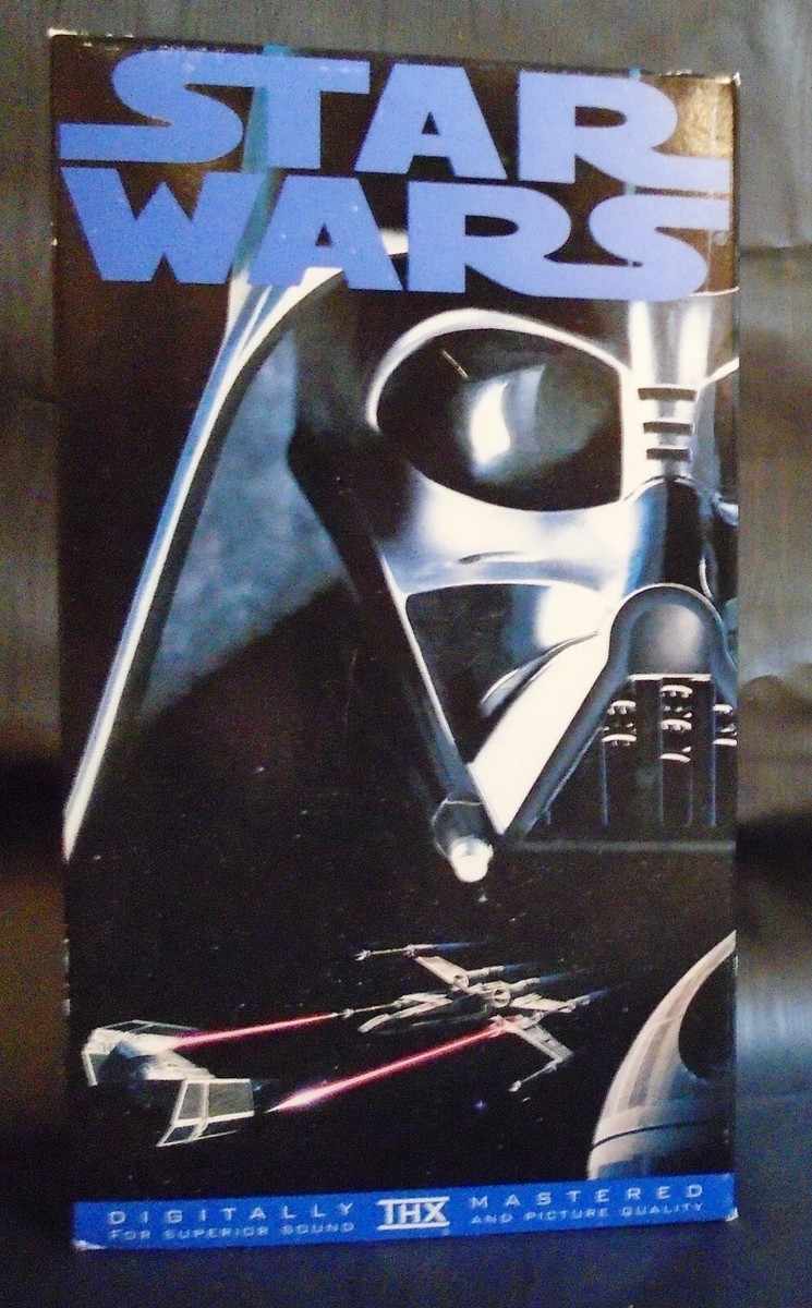 STAR WARS ORIGINAL TRILOGY A NEW HOPE 1995 THX VHS UNALTERED HAN