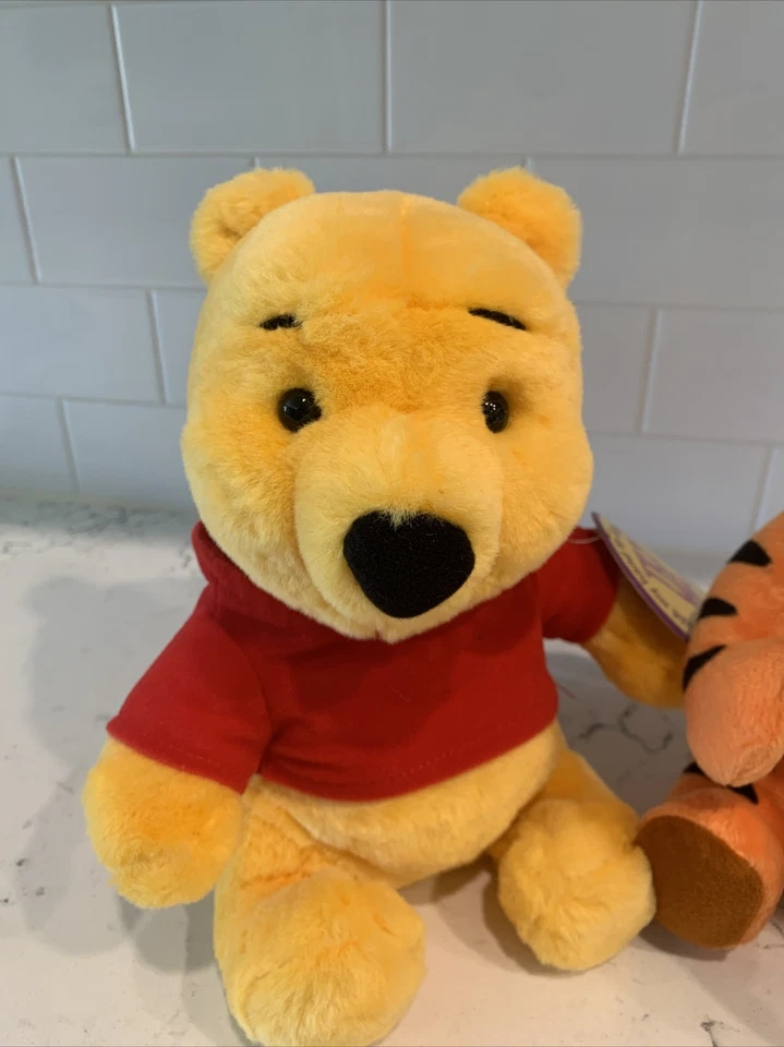 美泰迪士尼小熊维尼老虎说话互动玩具二手 1999 年复古 — 第 2/4 张图片