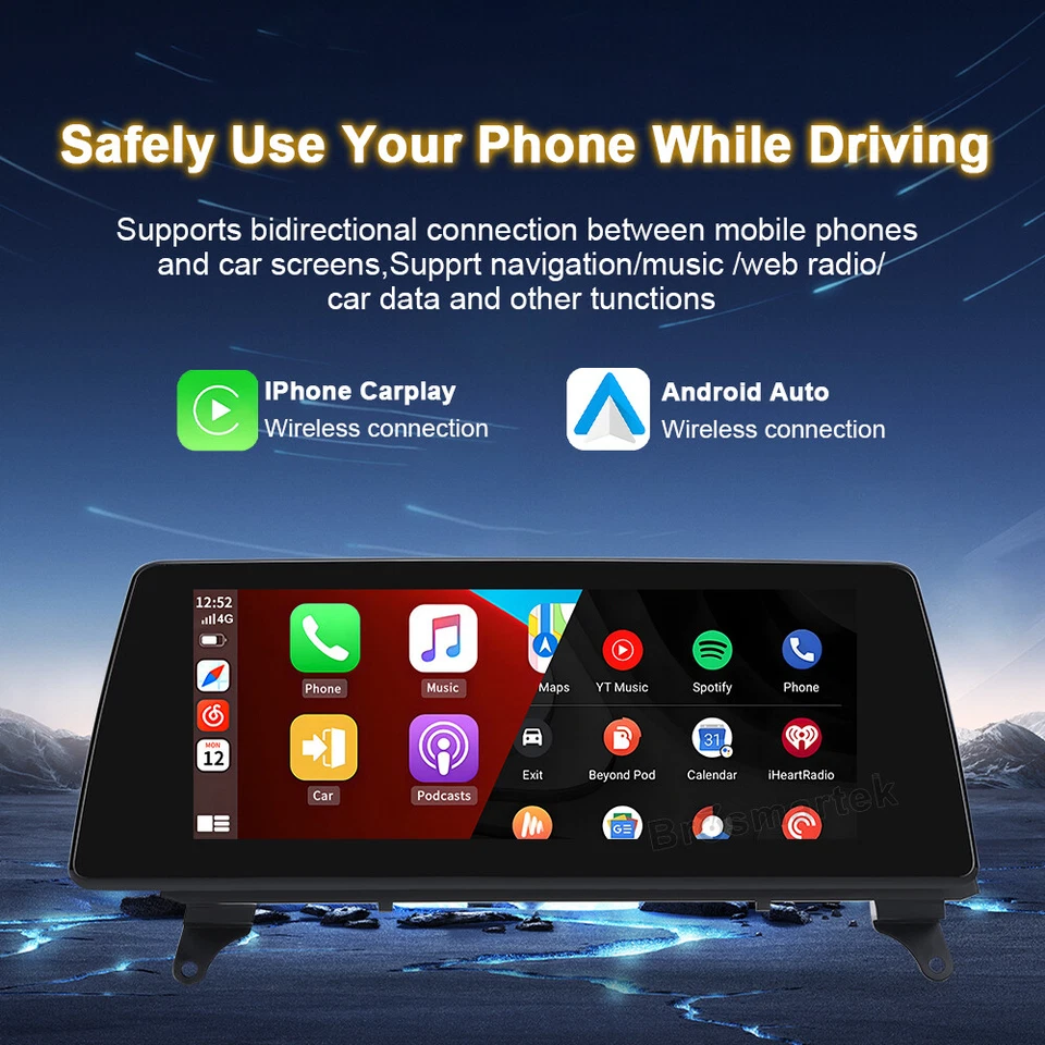 10,25" Android 14 Autoradio Für BMW X5 E70 X6 E71 CCC CarPlay 32GB WiFi GPS Navi - Bild 3 von 4