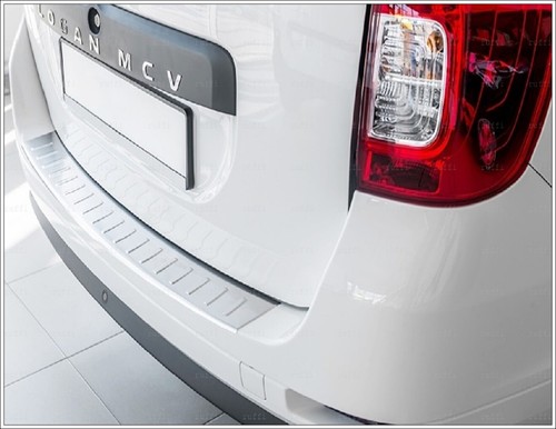 Protector de parachoques trasero cromado BRILLANTE S.STEEL para DACIA LOGAN MCV II 2013-UP - Imagen 4 de 8