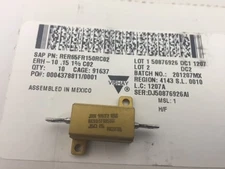 RER65FR150RC02 – Vishay, 0.15 OHMS 10 WATTS 1%, Wirewound Resistor,Chassis Mount