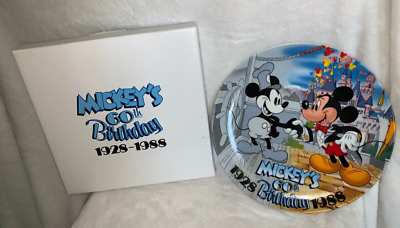 New Vintage Walt Disney 1928 - 1988 Mickey's 60th Birthday