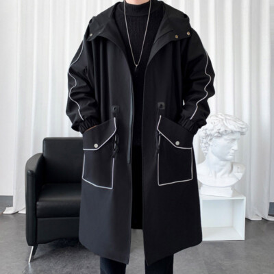 トップス OVERCOAT DROPPED SHOULDER TOP WITH HOOD OVERCOAT(オーバーコート) 2024SS ドロップショルダートップ