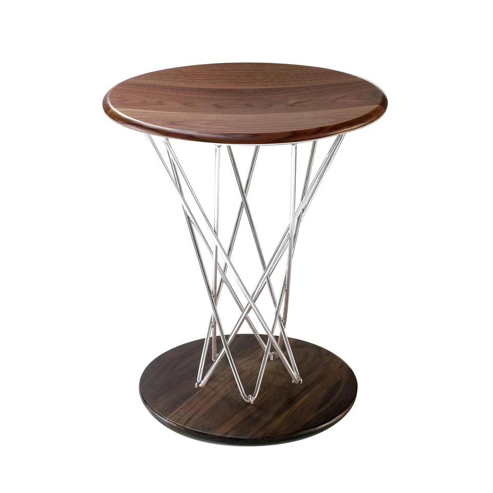 North Orange Isamu Noguchi Rocking Chair Wooden Stool (Designer) Walnut - Image 2 of 4