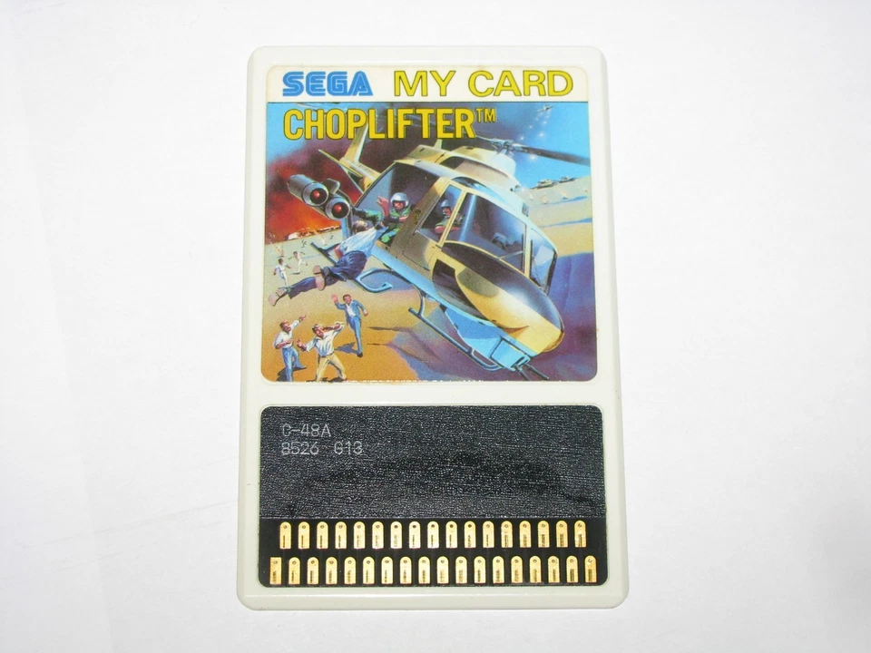 Choplifter Sega My Card SG-1000 SC-3000 SMS Japan +Box Manual CIB US Seller - Image 3 of 4