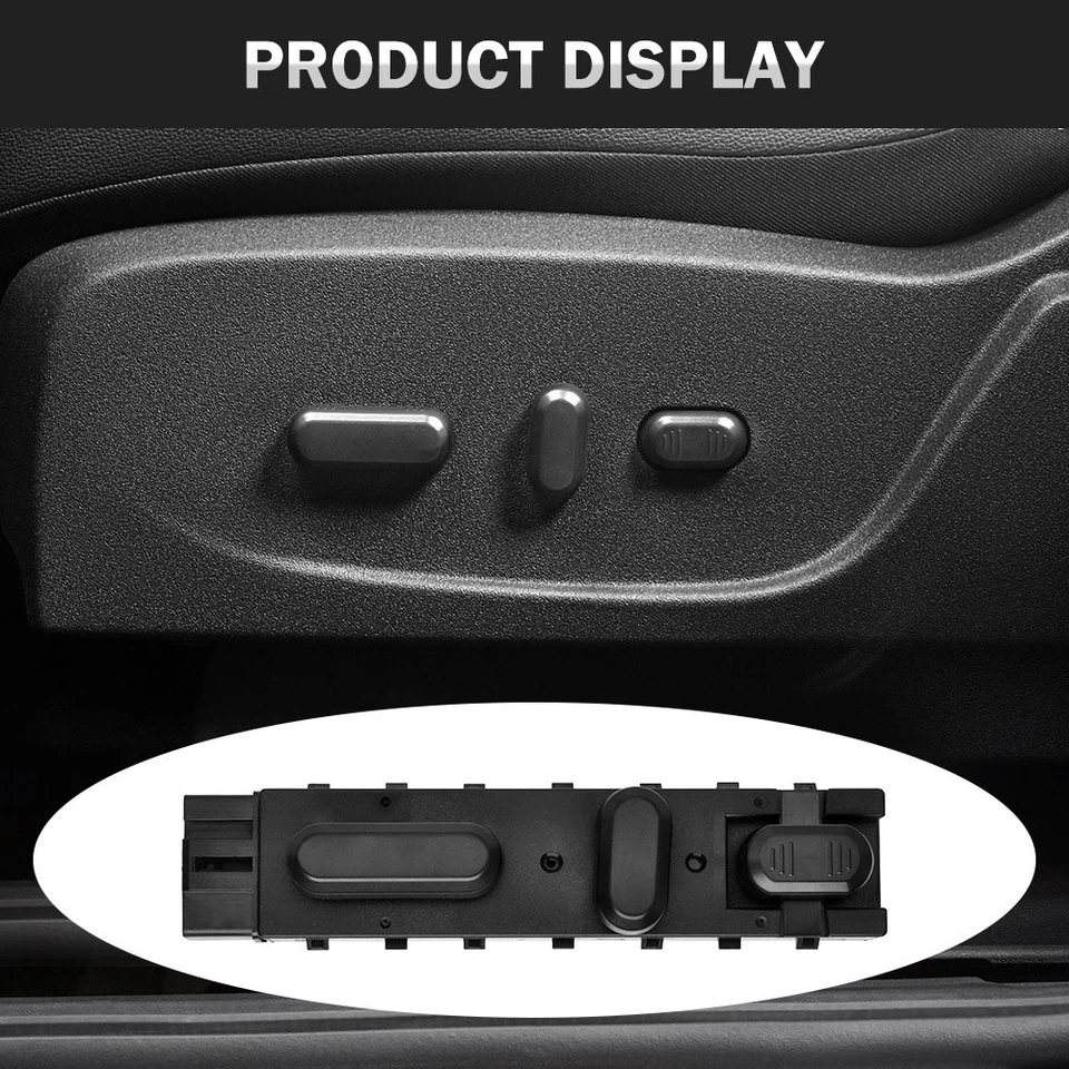 Left Driver Side 10 Way Power Seat Switch For Ford F150 Explorer 9L3T-14B709-FAW - Image 4 of 4