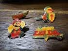 Vintage NES Nintendo Collector Pins Legend of Zelda Super Mario Rare 1988