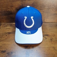 Indianapolis Colts NFL Football Snapback Cap Hat Blue Meshback