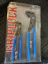 Nos Channellock Griplock Usa Tongue Groove Pliers Set Gls-1 Sealed Gl10 Gl12