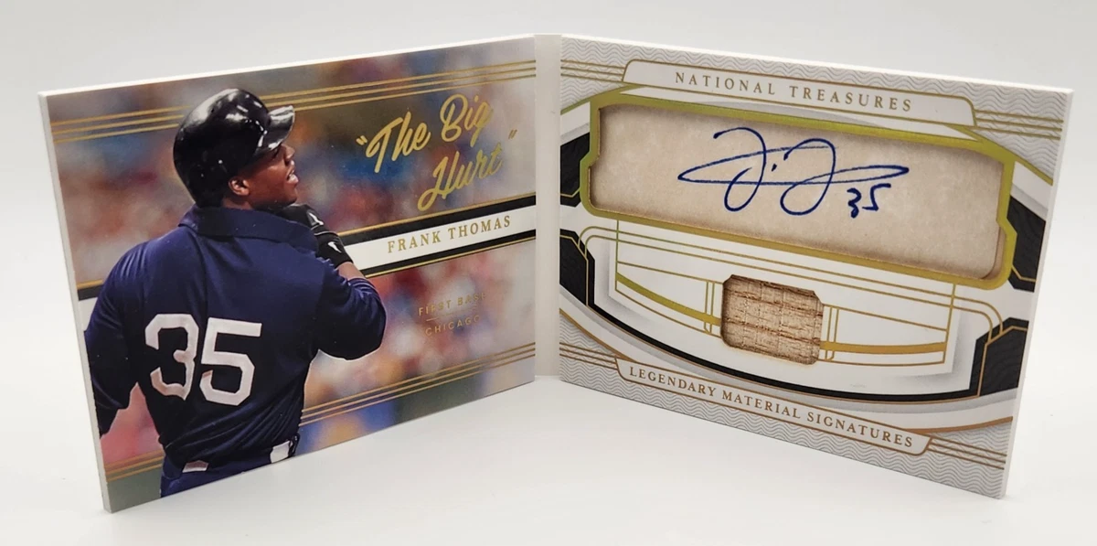 Panini Frank Thomas Autographed Baseball Sports Trading Cards 