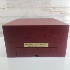 Major League Baseball Stadium pin set box Willabee & Ward W&W holds 50 pins