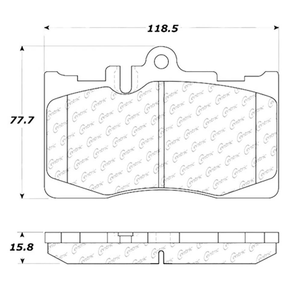 Front Rear Kit Brake Rotors & Ceramic Brake Pads Fits 2001-2006 Lexus LS430 - Image 2 of 4