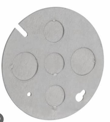 (50) Eaton Crouse-Hinds TP648 Concrete Box Plate 4'' No Stud 1/2  And 3/4  kO s