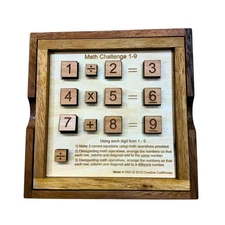 Magic Math Square 1-9 Brain Teaser | 3 Different Puzzles in 1