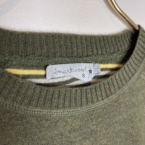 Mens Smartwool Green Crewneck Pullover Merino Wool Sweater Small S - Picture 9 of 10
