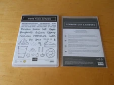 Stampin'Up! MORE THAN AUTUMN photopolymer stamp set + Coordinating Dies NEW